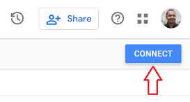 connect button data studio