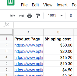 underlying data source