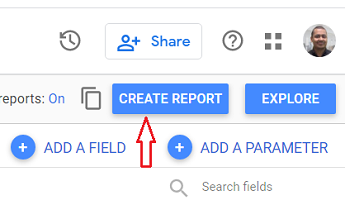 create report google data studio