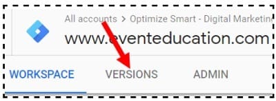 GTM (Google Tag Manager) Debugger Console Tutorial 11 versions tab
