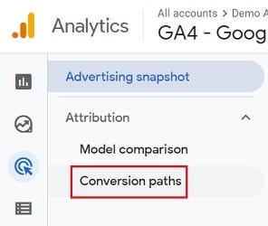 conversion paths link