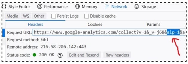 ip anonymization ip anonymization parameter