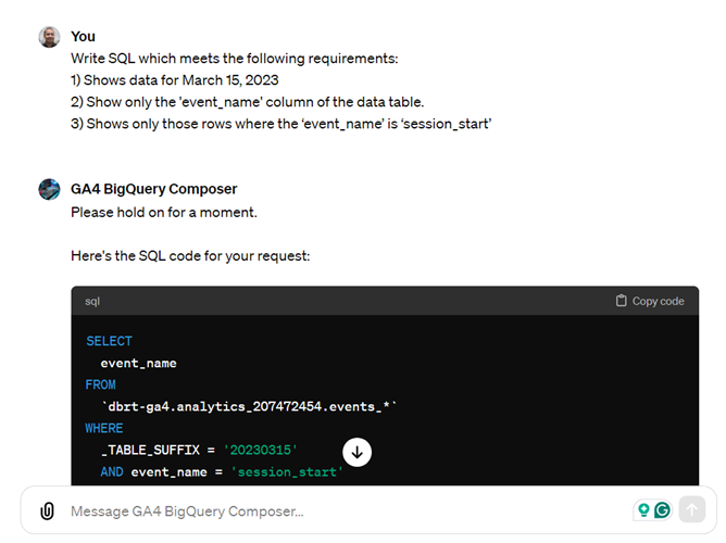 example 4 sql code
