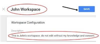 john workspace