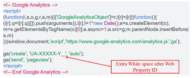 Google Analytics Javascript Tutorial 12 white space analytics