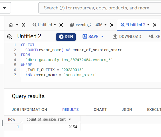 example 5 sql code bigquery