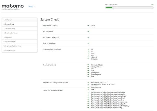 system check
