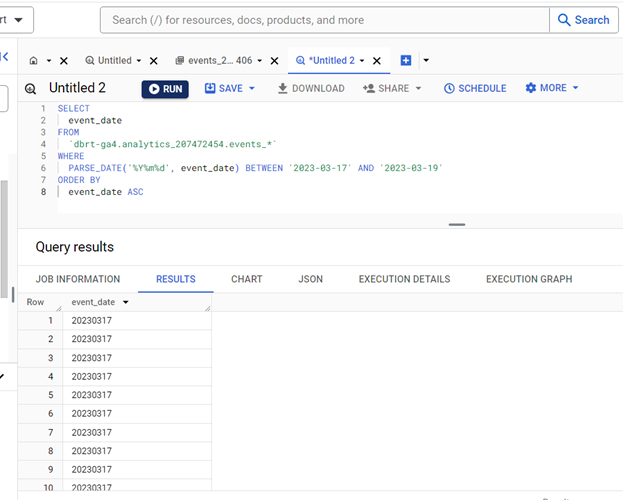 example 7 sql code bigquery