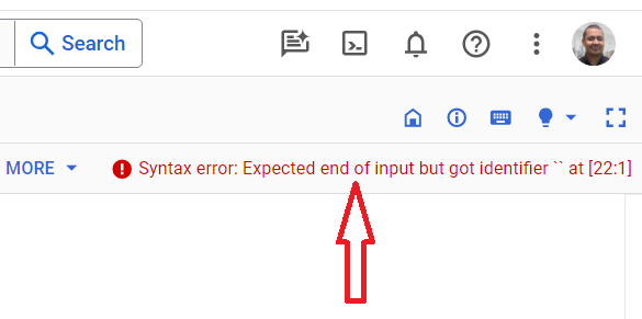 copy paste the error message into the Composer tool