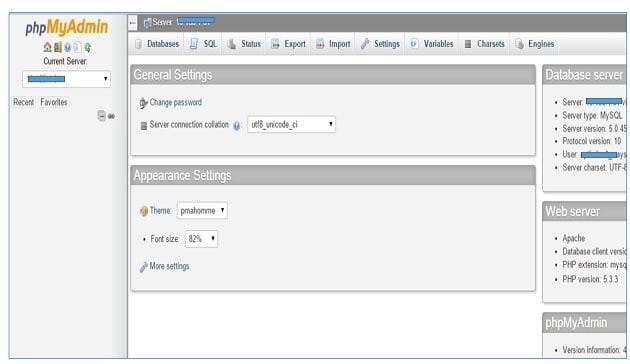 WordPress Architecture Explained in Great Detail 6 wordpress architecture phpmyadmin area