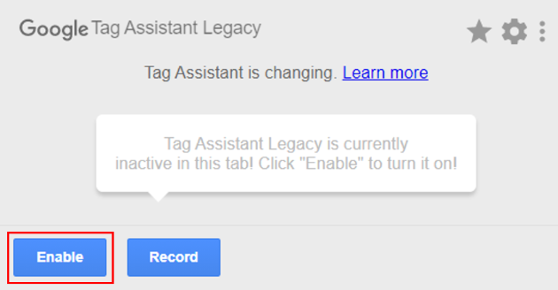 debugger tutorial enable tag assistant