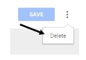 delete button