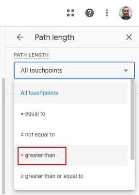 greater than