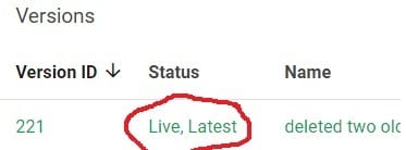 live latest version