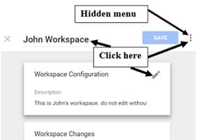 hidden menu