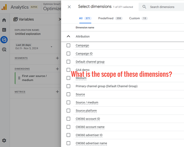 Easily Identify the Scope of Any GA4 Dimension or Metric 1 Easily Identify the Scope of Any GA4 Dimension or Metric