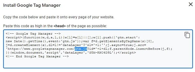 Understanding Google Tag Manager Container Tag 6 gtm js