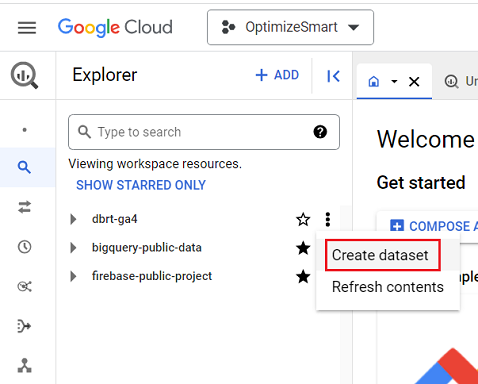 Create Dataset bigquery 1