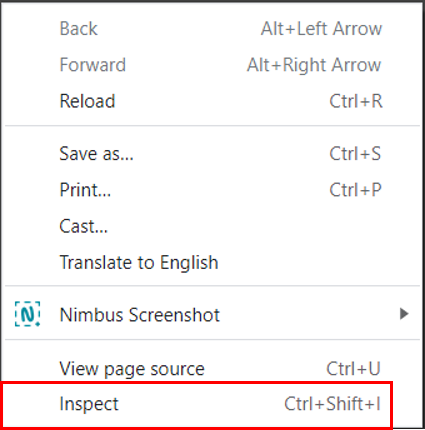 inspect