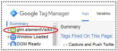 Using Element Visibility Trigger in Google Tag Manager (GTM) 26 gtm elementVisibility