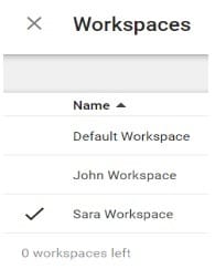 3 workspaces