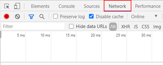 network tab
