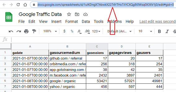 Connect and transfer data from Google Sheets to BigQuery 13 Navigate to the Google Sheets whose data you want to send to BigQuery