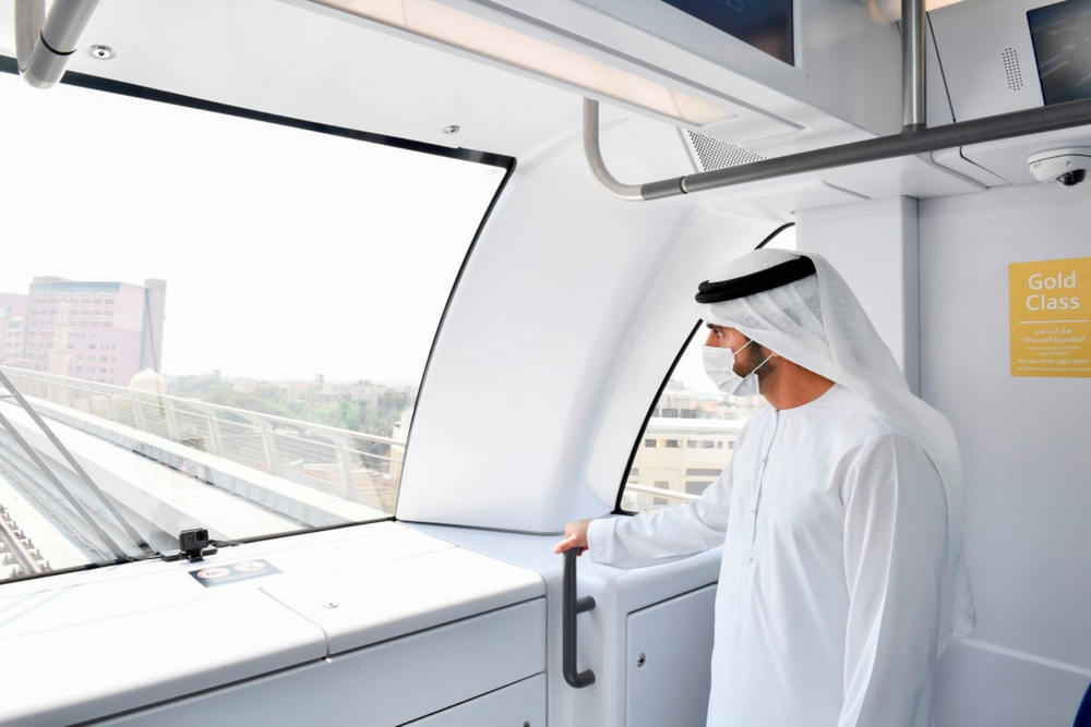 Hamdan bin Mohammed tours Dubai Metro Route 2020 Project