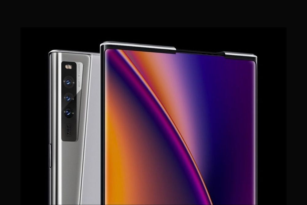 Oppo unveils rollable smartphone