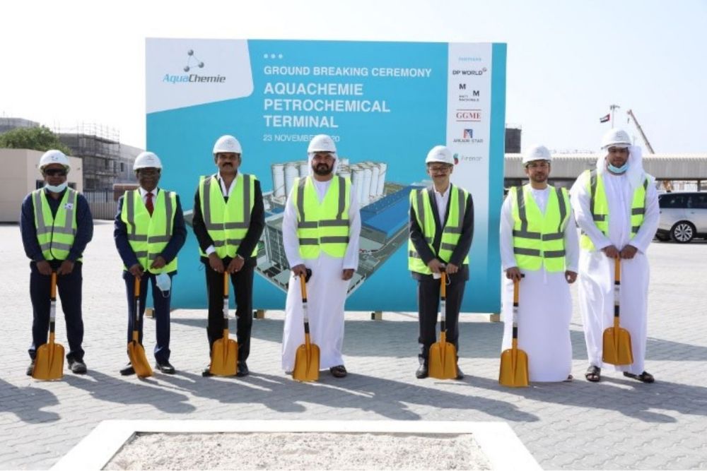 AquaChemie breaks ground on $40 mn petrochemical terminal at Jebel Ali Port