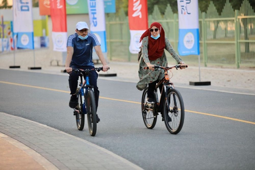 Sheikh Zayed Road turns into track for Dubai Fitness Challenge’s cycling event