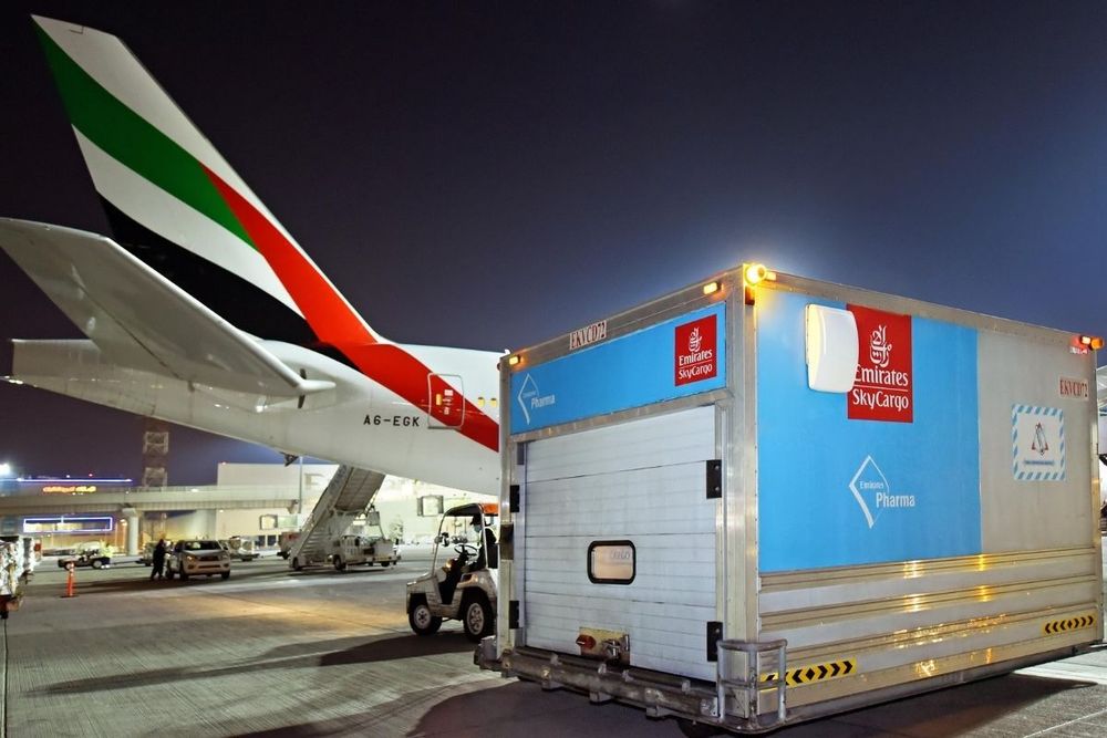 Emirates SkyCargo transports first batch of Pfizer-BioNTech COVID-19 vaccines for Dubai Health Authority
