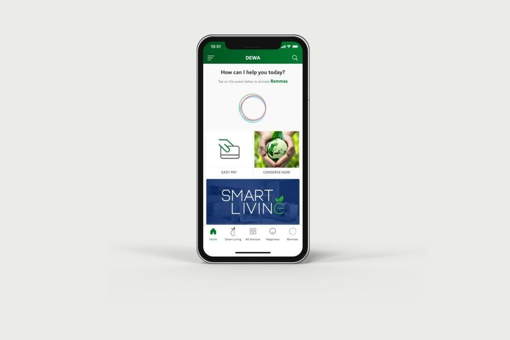 DEWA's smart services & channels save time & effort and conserves the environment