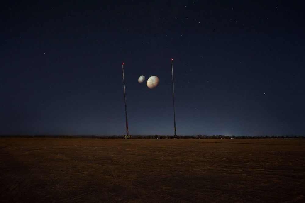 Phobos and Deimos of Mars appeared in UAE skies