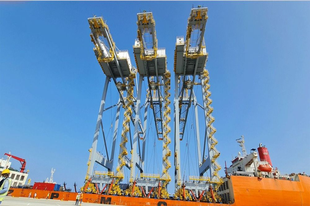 DP World welcomes three new STS cranes at Berbera Port