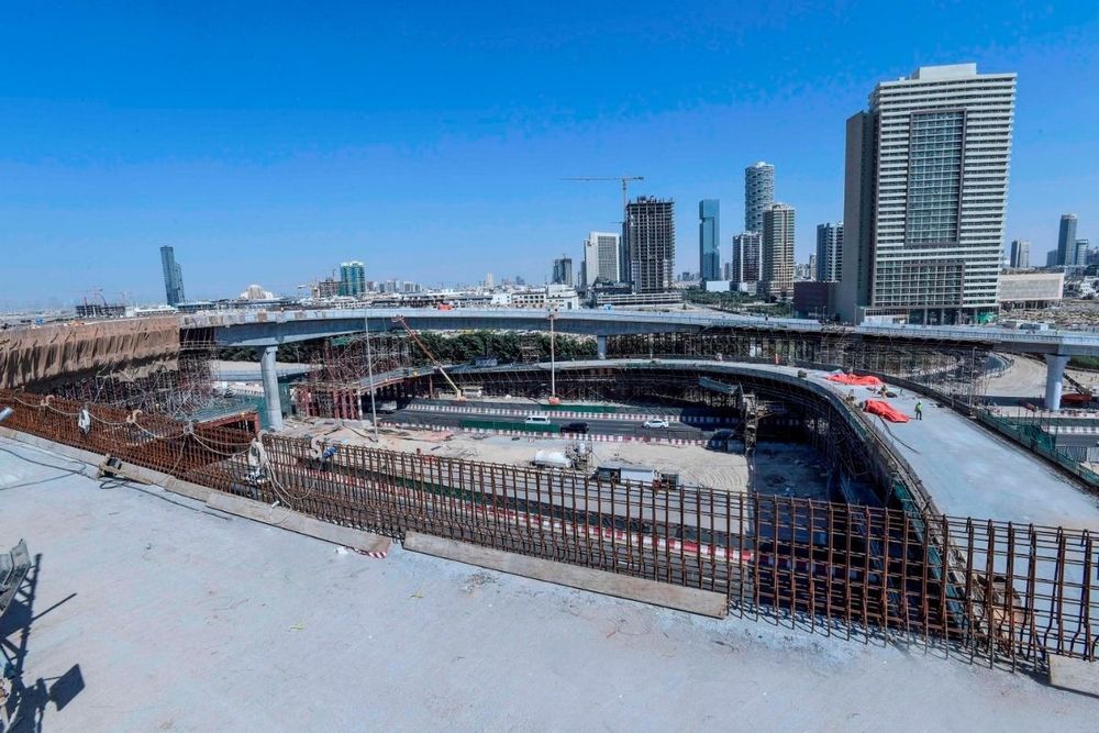 Roads and bridges leading to Al Khail Avenue project reaches 90% completion rate