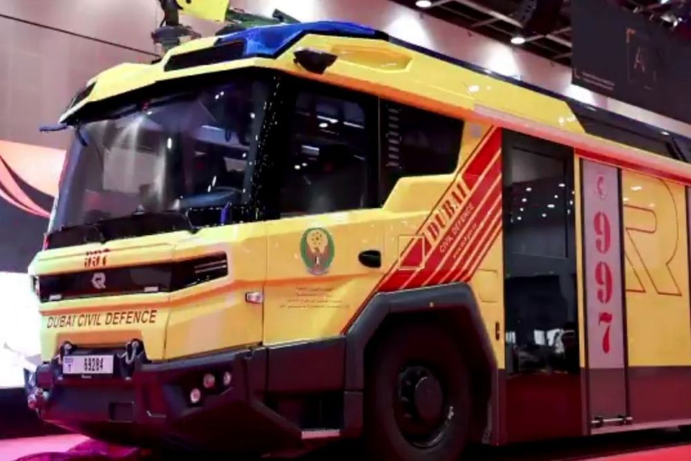 Dubai inaugurates 1st electric firefighting vehicle in Middle East