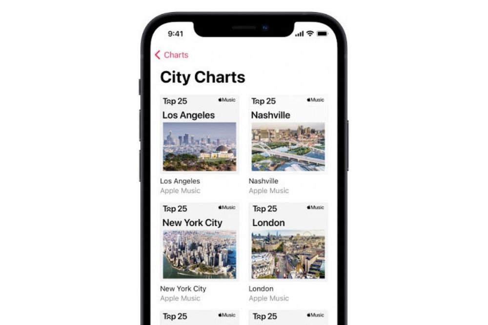 Apple Music unveils City Charts
