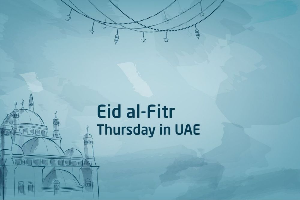Eid al-Fitr Thursday in UAE