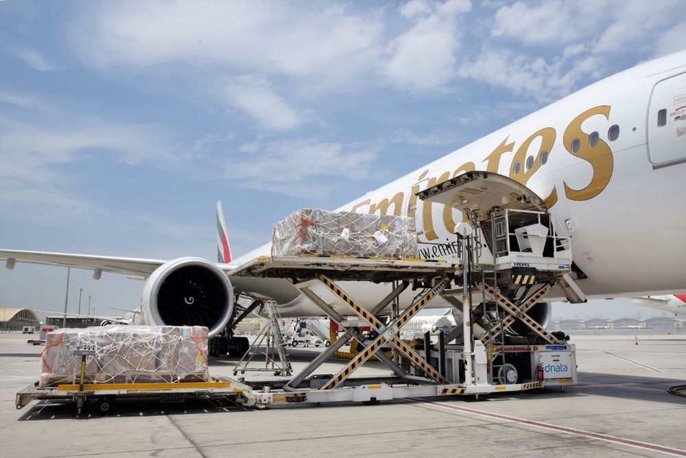 Emirates transports 100 tonnes of COVID-19 relief cargo free of charge to India in May 2021
