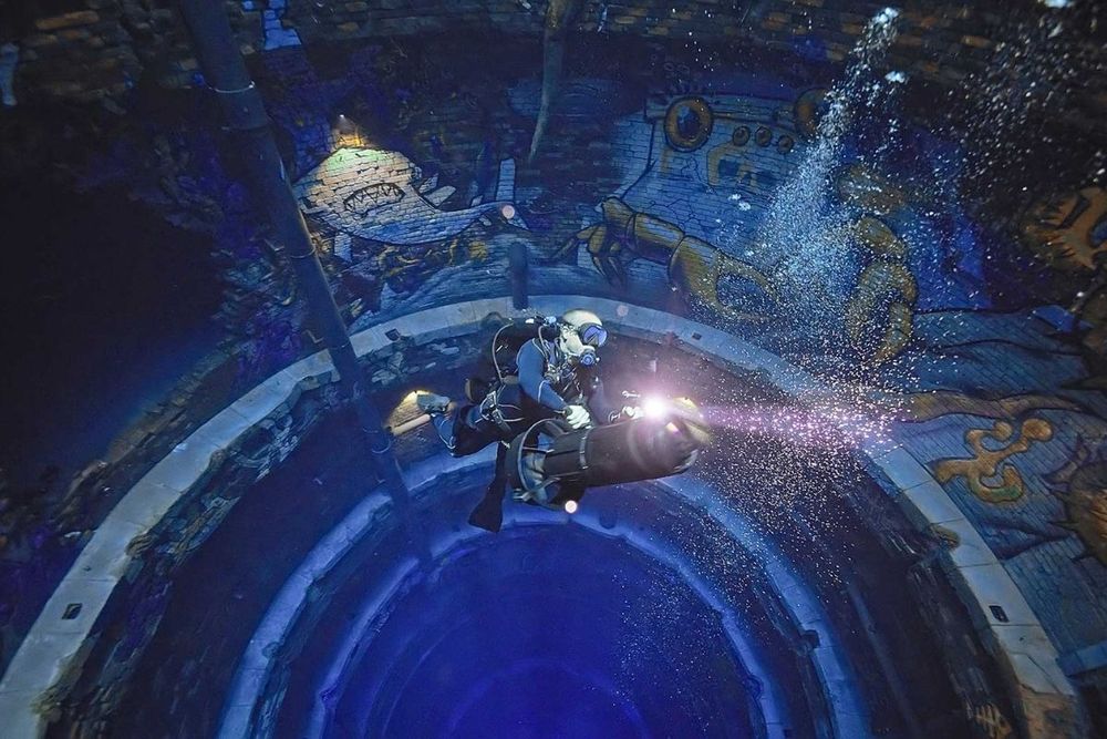 World's deepest diving pool opens in Dubai