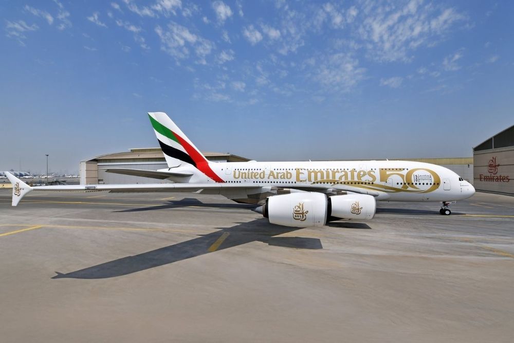 Emirates rolls out custom liveries to mark the UAE’s 50th anniversary