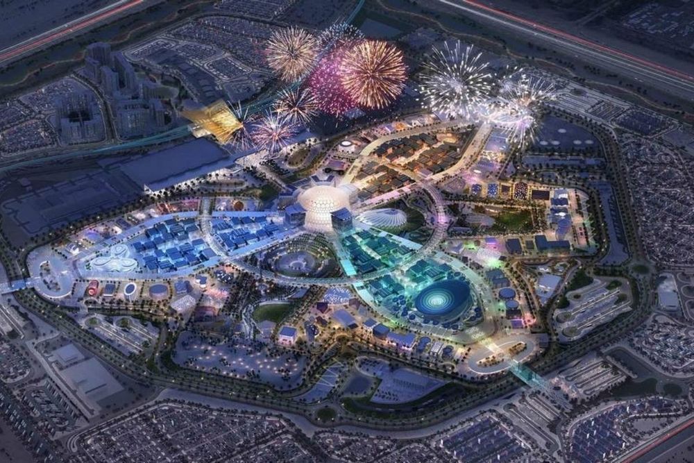 Watch the Expo 2020's opening ceremony fireworks displays
