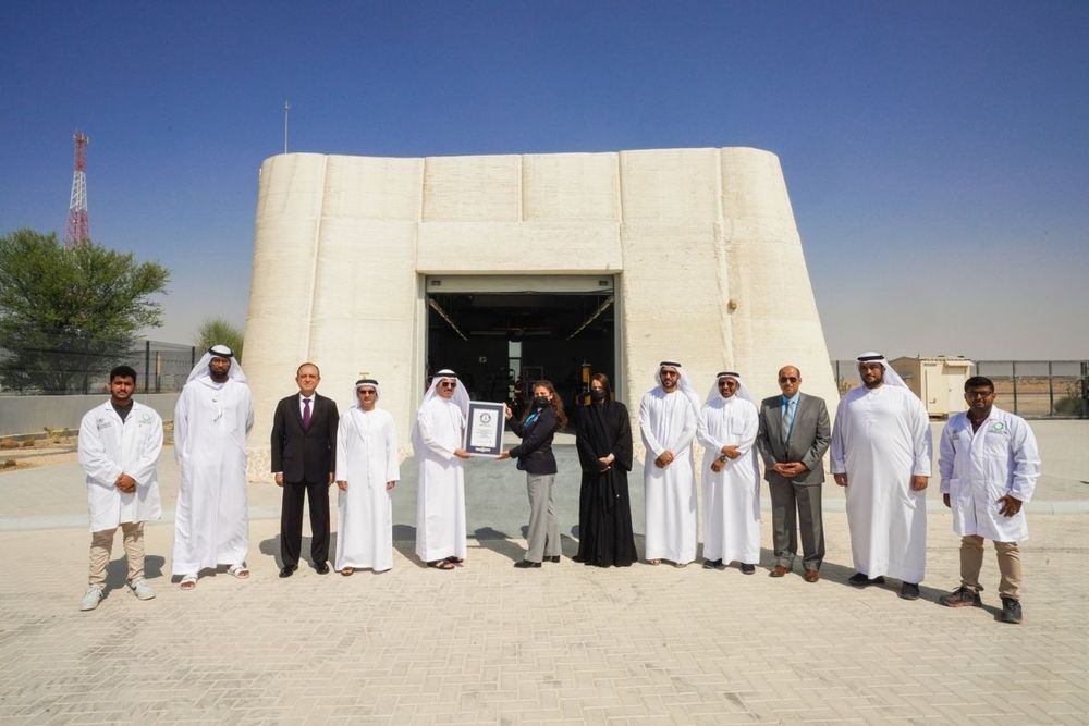 DEWA sets the Guinness World Record for world's 1st 3D-printed laboratory