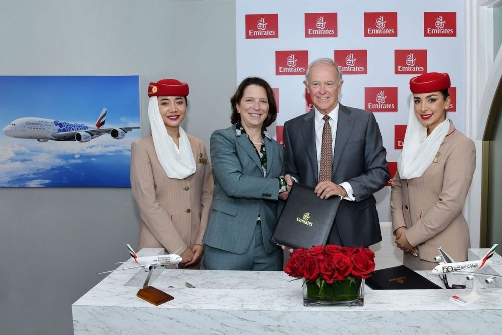 Emirates & GE Aviation commit to test flight programme using 100% Sustainable Aviation Fuel
