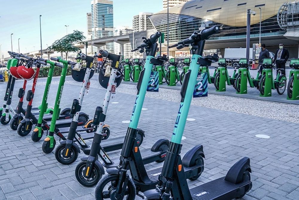 Rules & fines for riding e-scooters in undesignated areas in Dubai