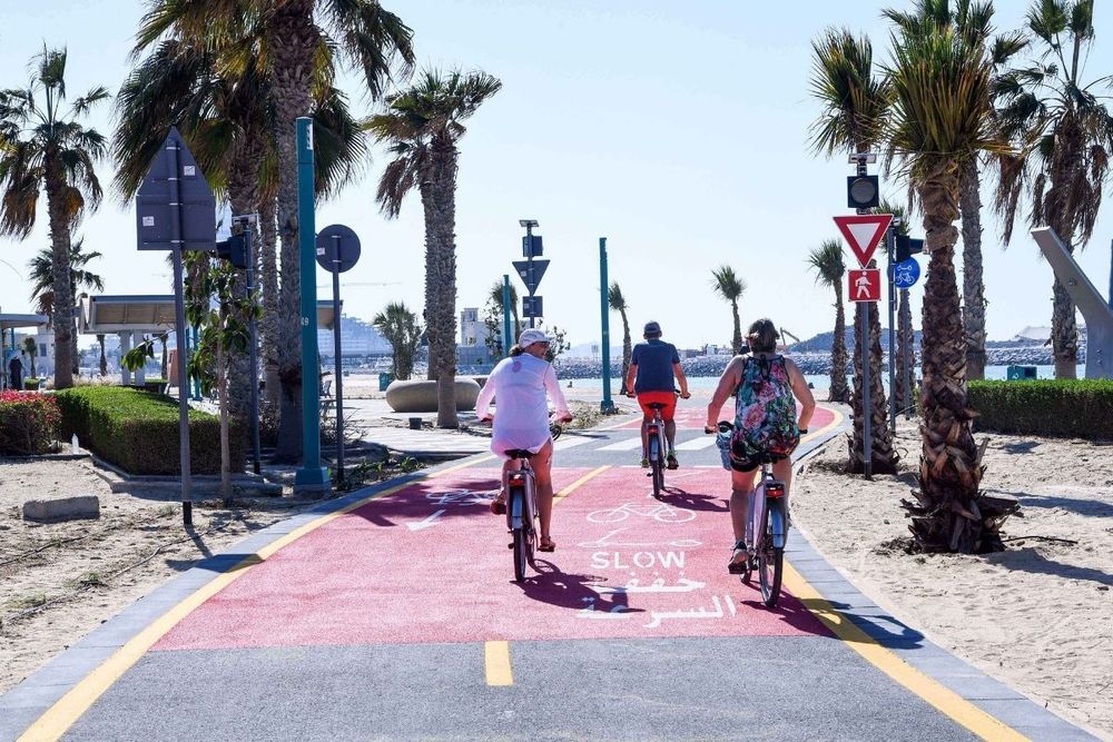 RTA: New 16 km Cycling Track at Jumeirah Beach