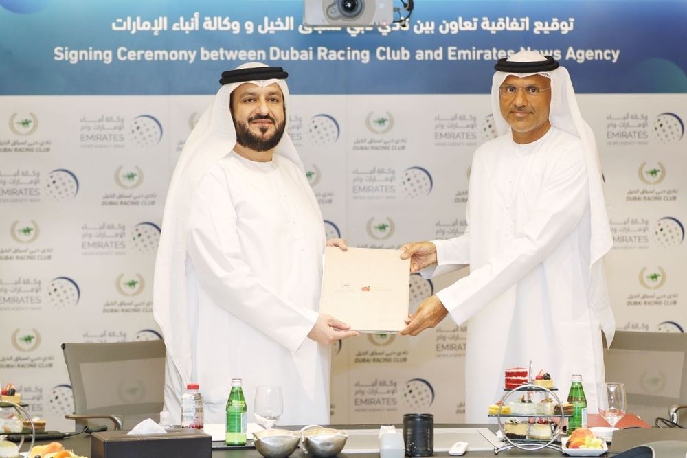 WAM, Dubai Racing Club sign cooperation agreement