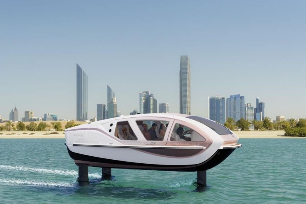 SeaBubbles launches UAE’s 1st hydrogen flying boat