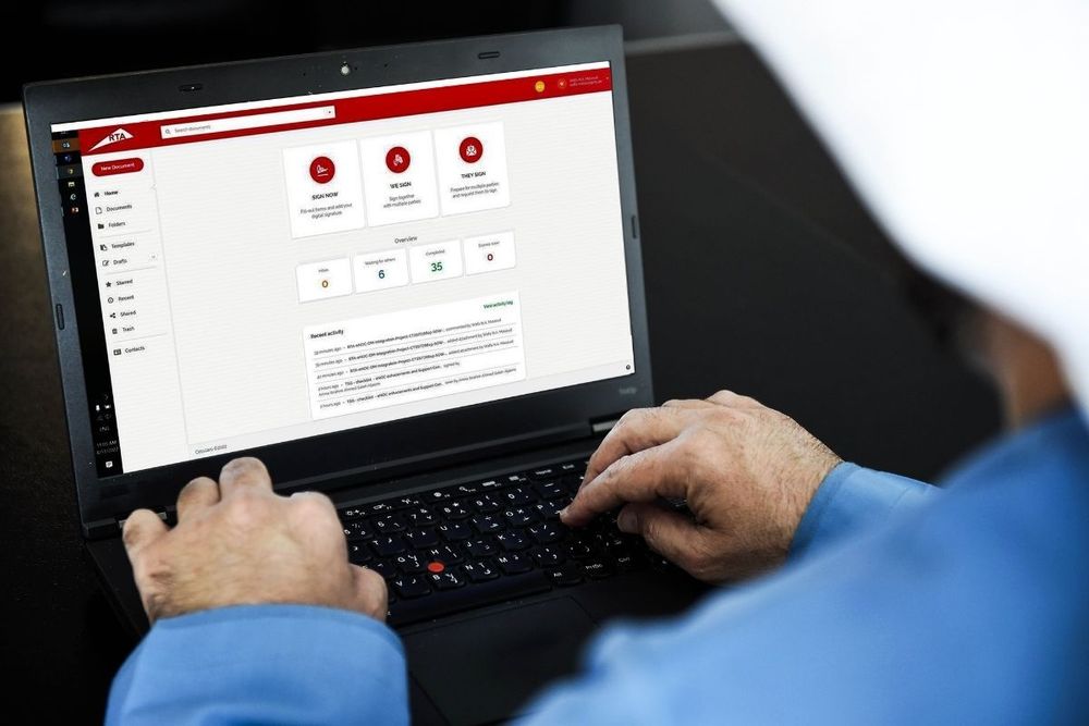 RTA endorses digital signature system based on top information security standards